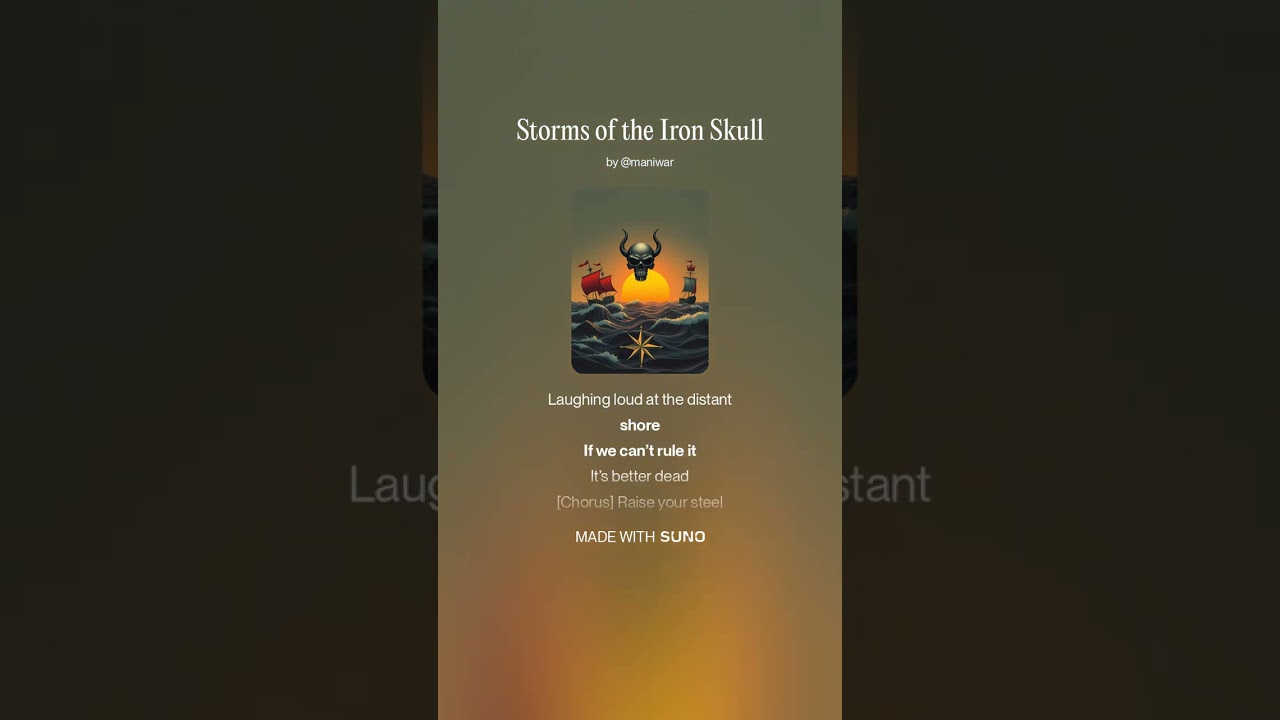 Storm of iron skull