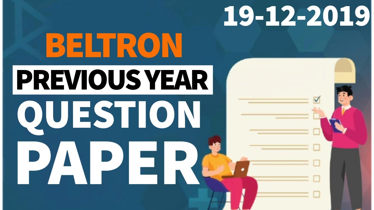 Beltron previous question papers | #Beltron syllabus 2024 | Beltron exam date declare