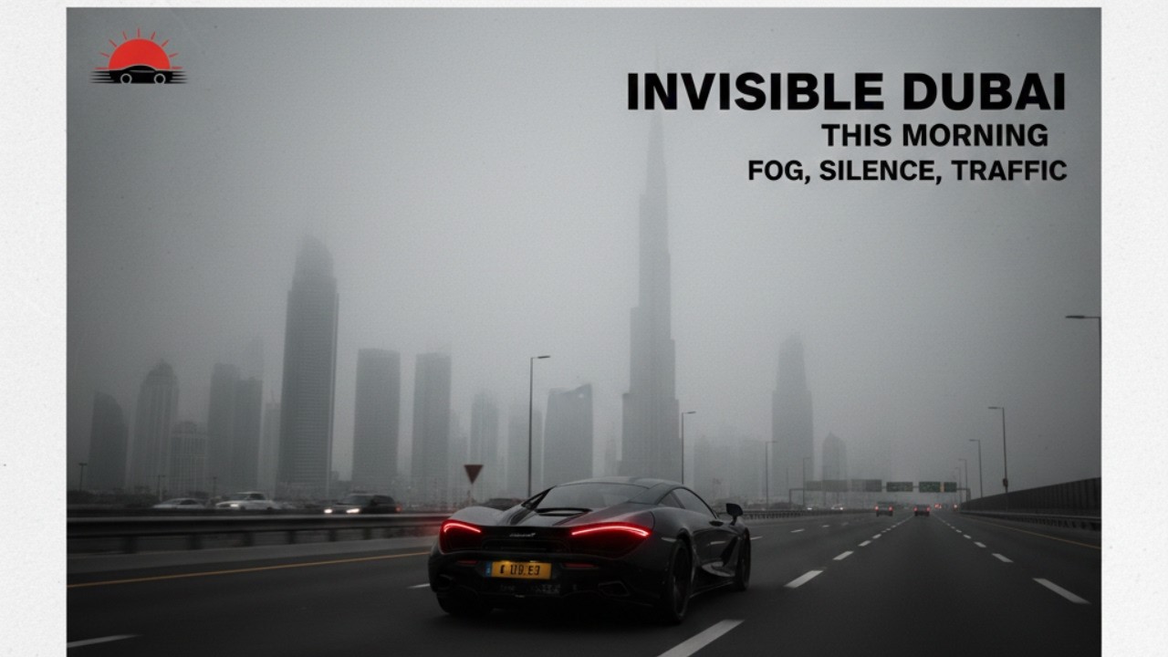 Invisible Dubai This Morning | Fog, Silence, and Traffic