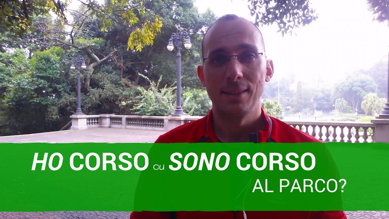 HO corso o SONO corso al parco? I Vou Aprender Italiano I  Vídeo 6 de 52