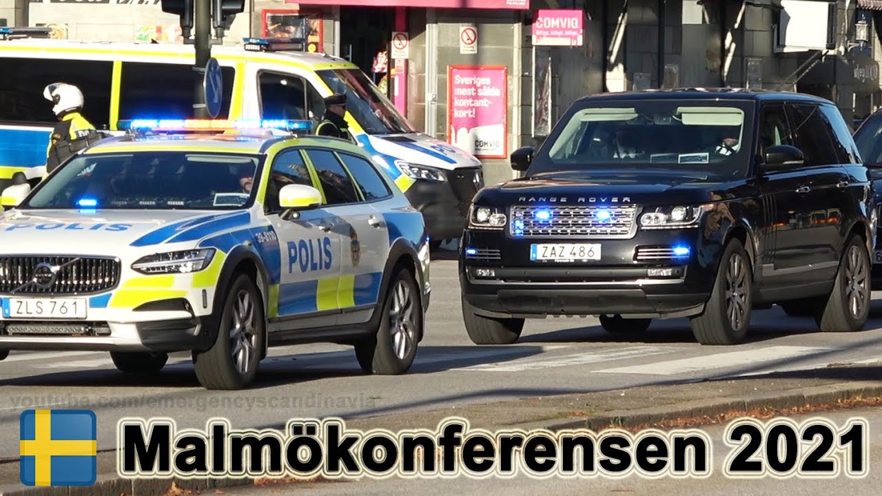 Police VIP motorcade in Sweden [SE | 10.2021]