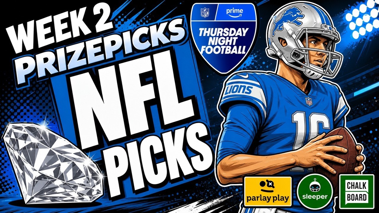 MY TOP NFL PRIZEPICKS PICKS FOR TODAY THURSDAY NIGHT FOOTBALL TNF | 9/17/2026