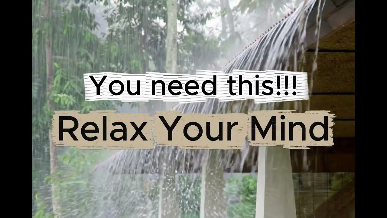 Relax your mind with the calming sound of flowing water 🌊✨