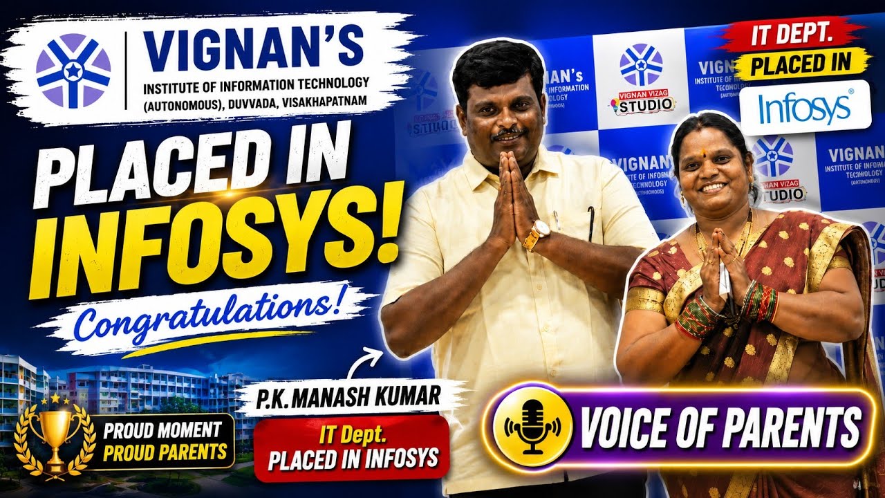 🏆 IT Student Placed in Infosys | Placement Achievement | VIIT Duvvada