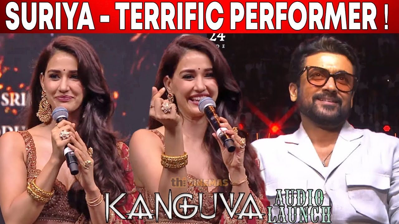 Disha Patani❤️ Cute Speech at Kanguva Audio Launch