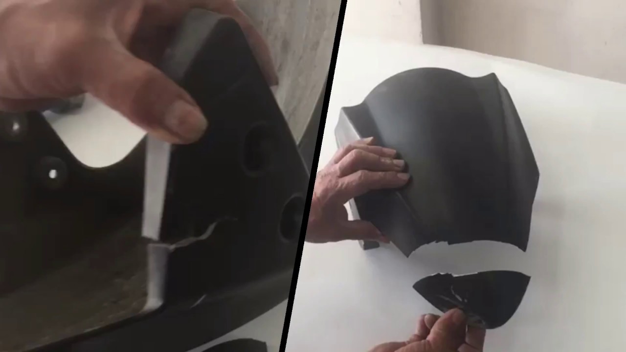 Reparación de guardabarros en fibra de vidrio (moto)