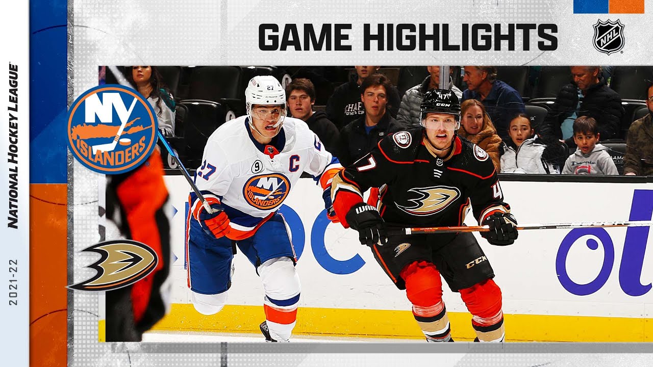 Islanders @ Ducks 2/27 l NHL Highlights 2022