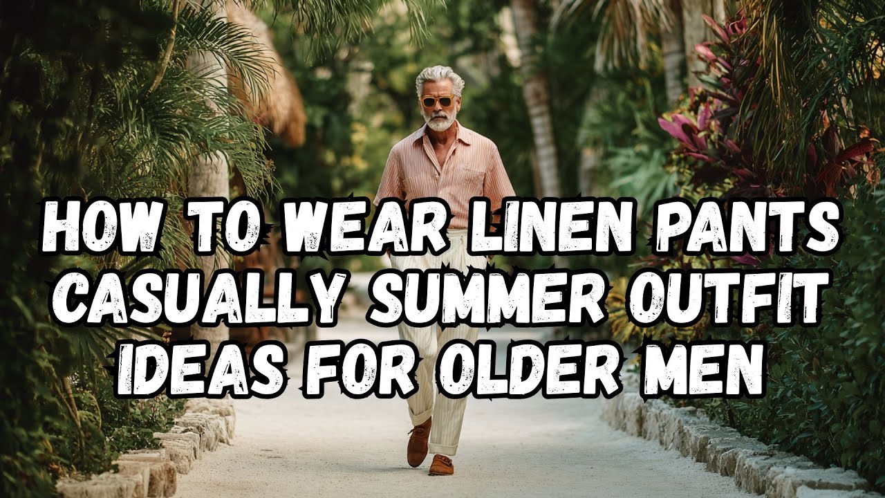 How To Wear Linen Pants Casually Summer Outfits Ideas For Older Men