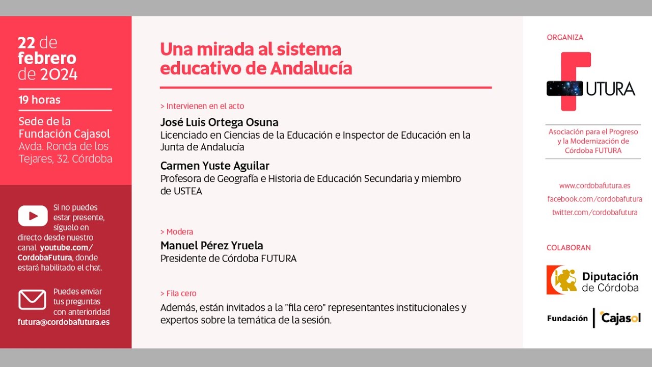 UNA MIRADA AL SISTEMA EDUCATIVO DE ANDALUCÍA