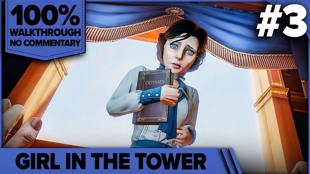 Bioshock Infinite 100% Cinematic Walkthrough (1999 Mode, All Collectibles) 03 GIRL IN THE TOWER