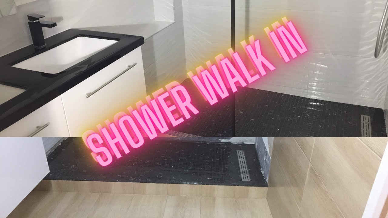 Renovare baie. Partea a 2-a. Dus walk in! Etanșeitate dus italian.
