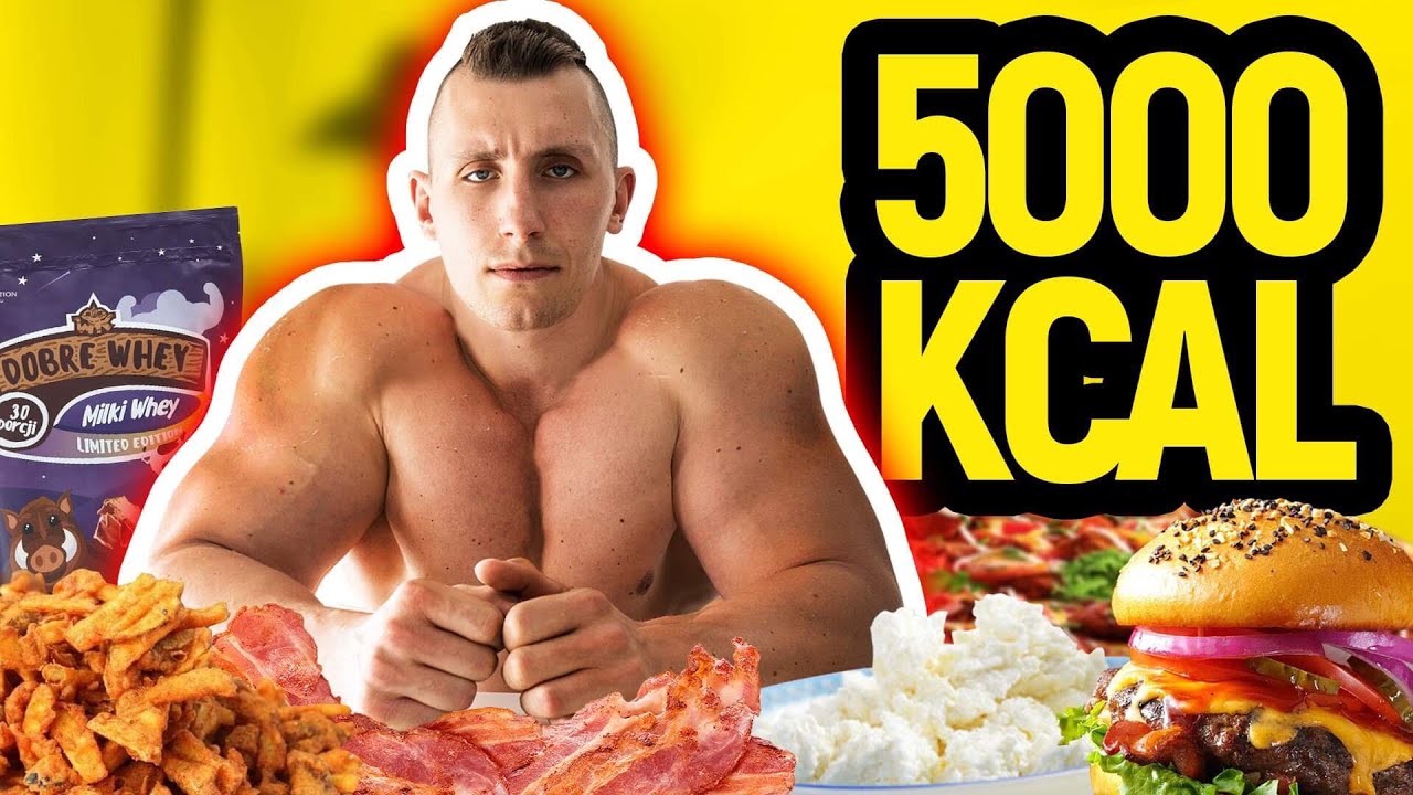 JAK ZOSTAĆ BESTIĄ *DZIEŃ JEDZENIA 5000 kcal*
