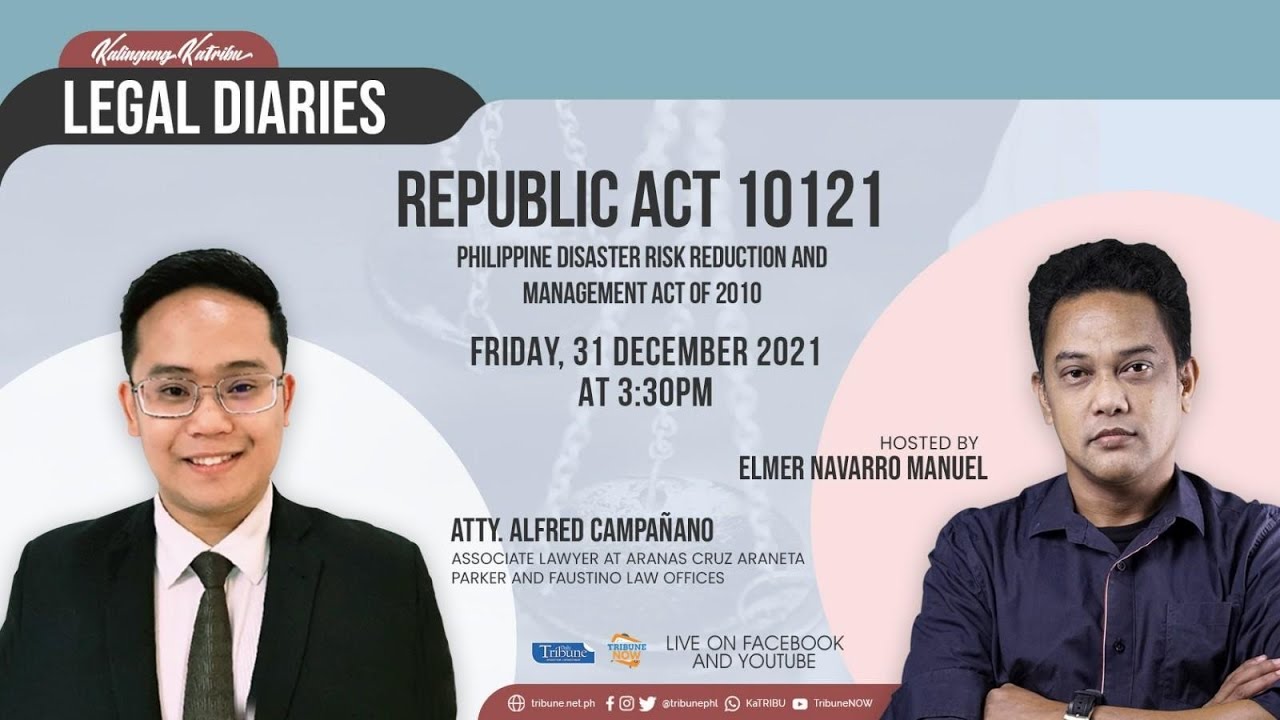 Republic Act 10121 | Legal Diaries | #KalingangKatribu