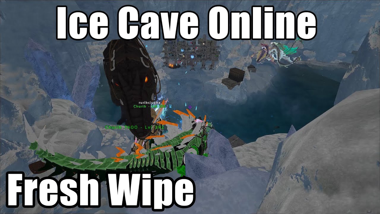 Raiding Ice Cave Online Fresh Wipe The Island | Ark Survival Evolved Raids #58 (Unofficial PvP)