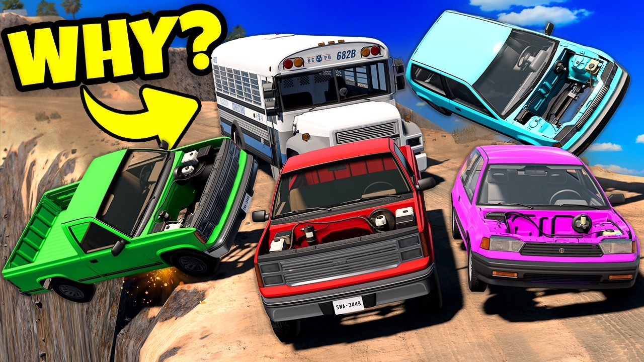 One Voice Chat + INSANE ROAD Racing = TOTAL CHAOS! (BeamNG Drive)