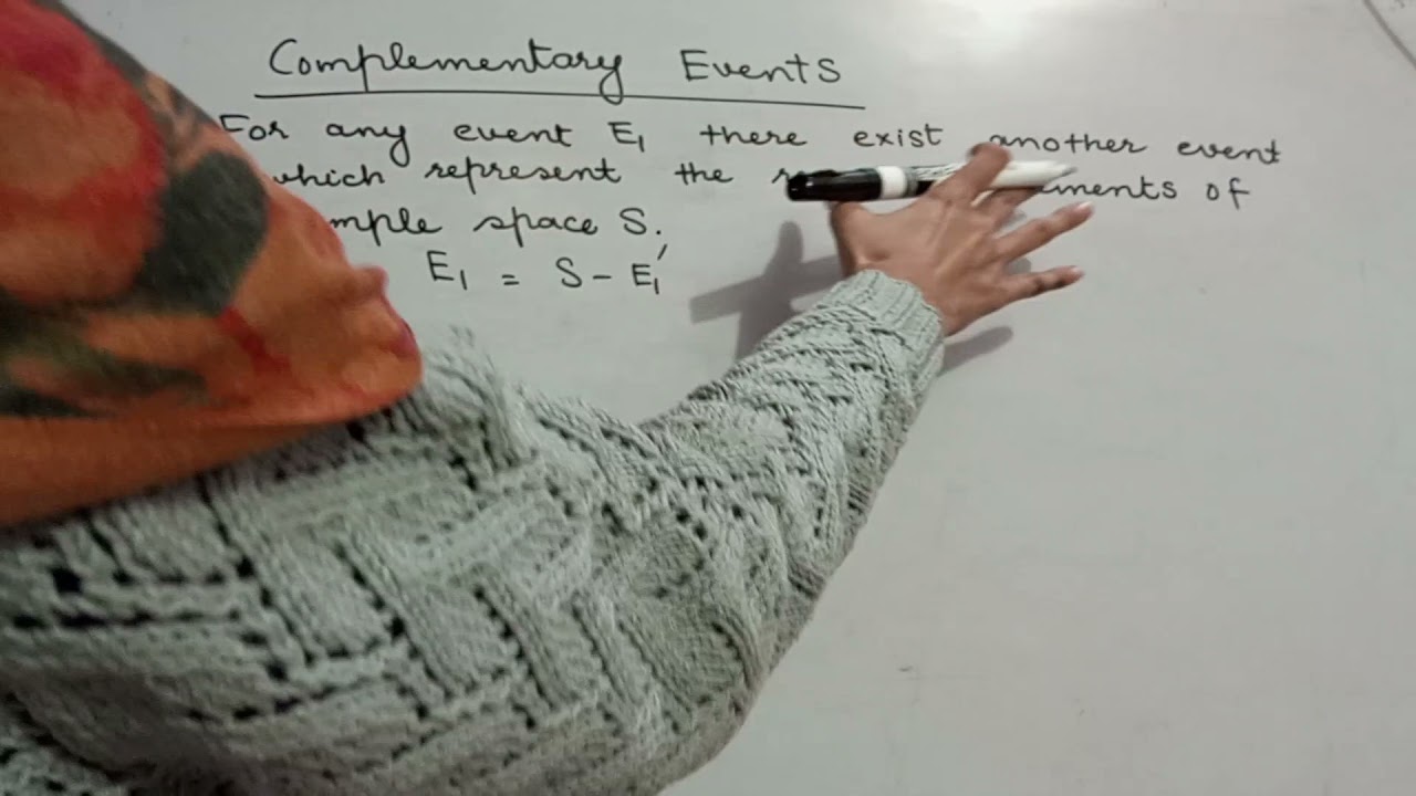 Lecture23: Probability : Events, Mutually Exclusive events, Exhaustive events, Complementary events