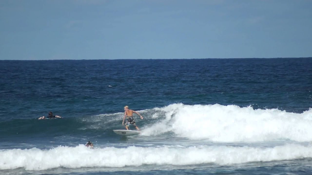 Surfing Frontside at Jobos Beach in Isabela Puerto Rico - GoSeePR.com