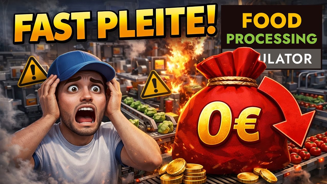FAST PLEITE in Folge 1?! 🥬🍅 Mein Fabrik-Start im Food Processing Simulator