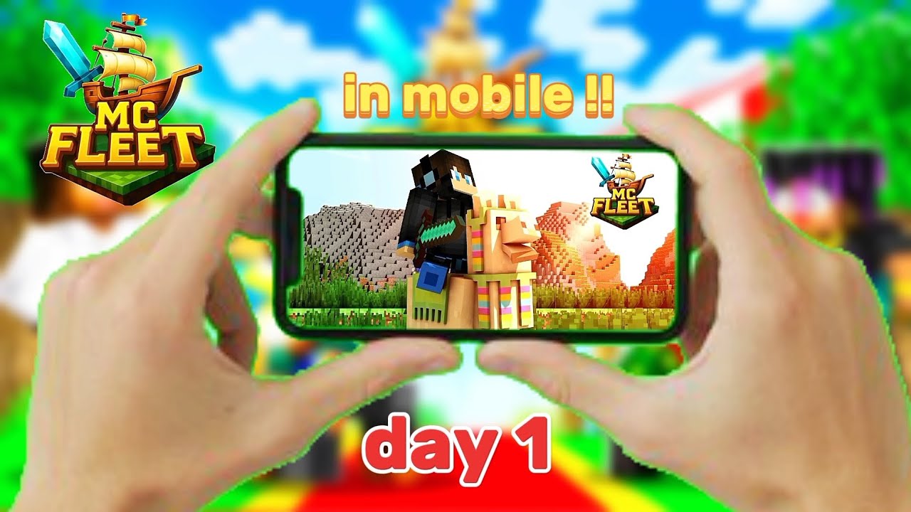 😱 I Played MC Fleet for the FIRST TIME on Mobile! | Minecraft Hindi Gameplay | survexa legends 