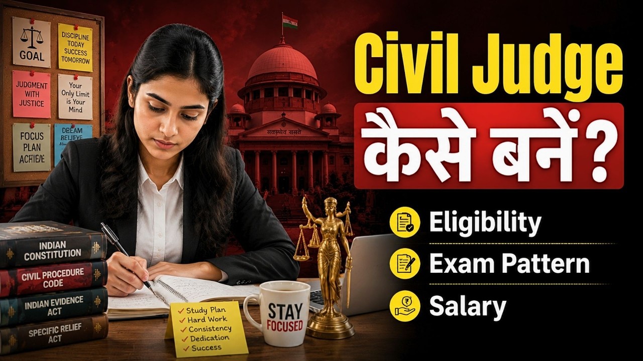 Civil Judge कैसे बनें? Eligibility, Exam Pattern, Salary