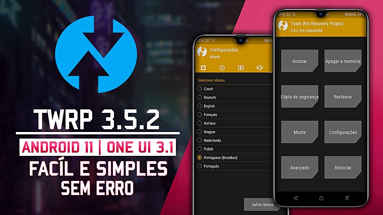 📱MUITO FACÍL!! Como instalar o TWRP Nos galaxy A10,A20 e A30 | ONE UI 3.1 | ANDROID 11