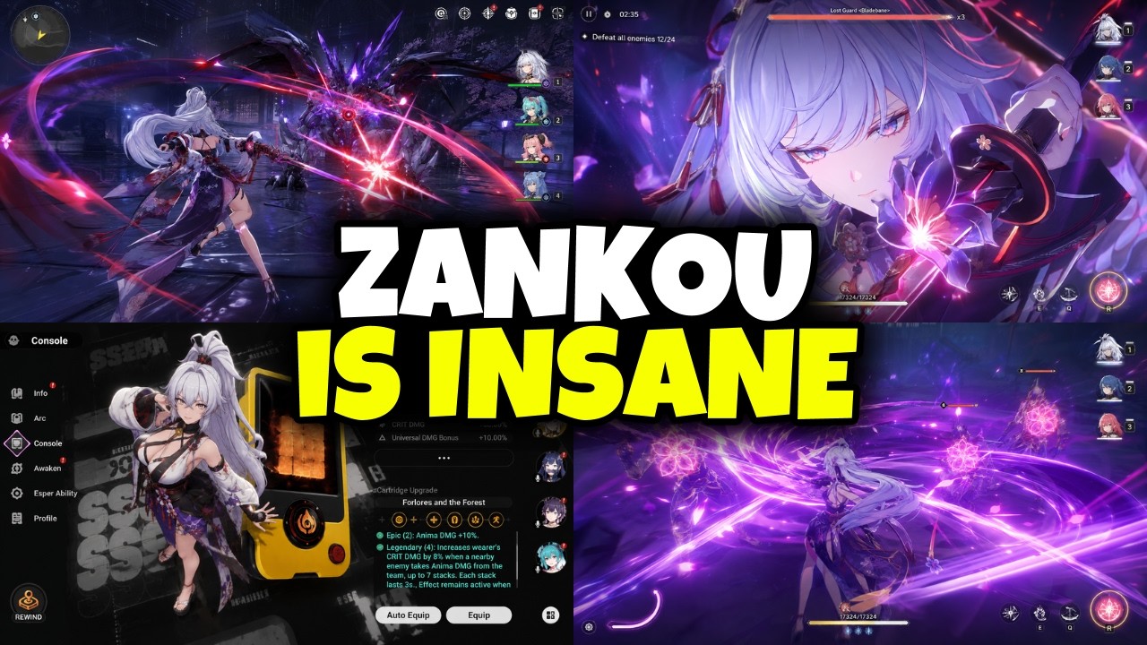 MASSIVE ZANKOU LEAK!!! FULL KIT + HOW SHE ACTUALLY PLAYS! [NTE]