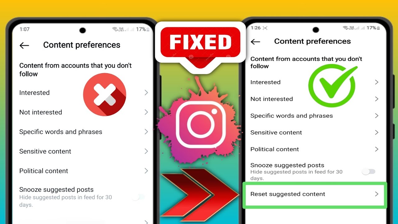 How to Fix Instagram Reset Algorithm Option Not Showing | Insta Reset Suggested Content Not Showing