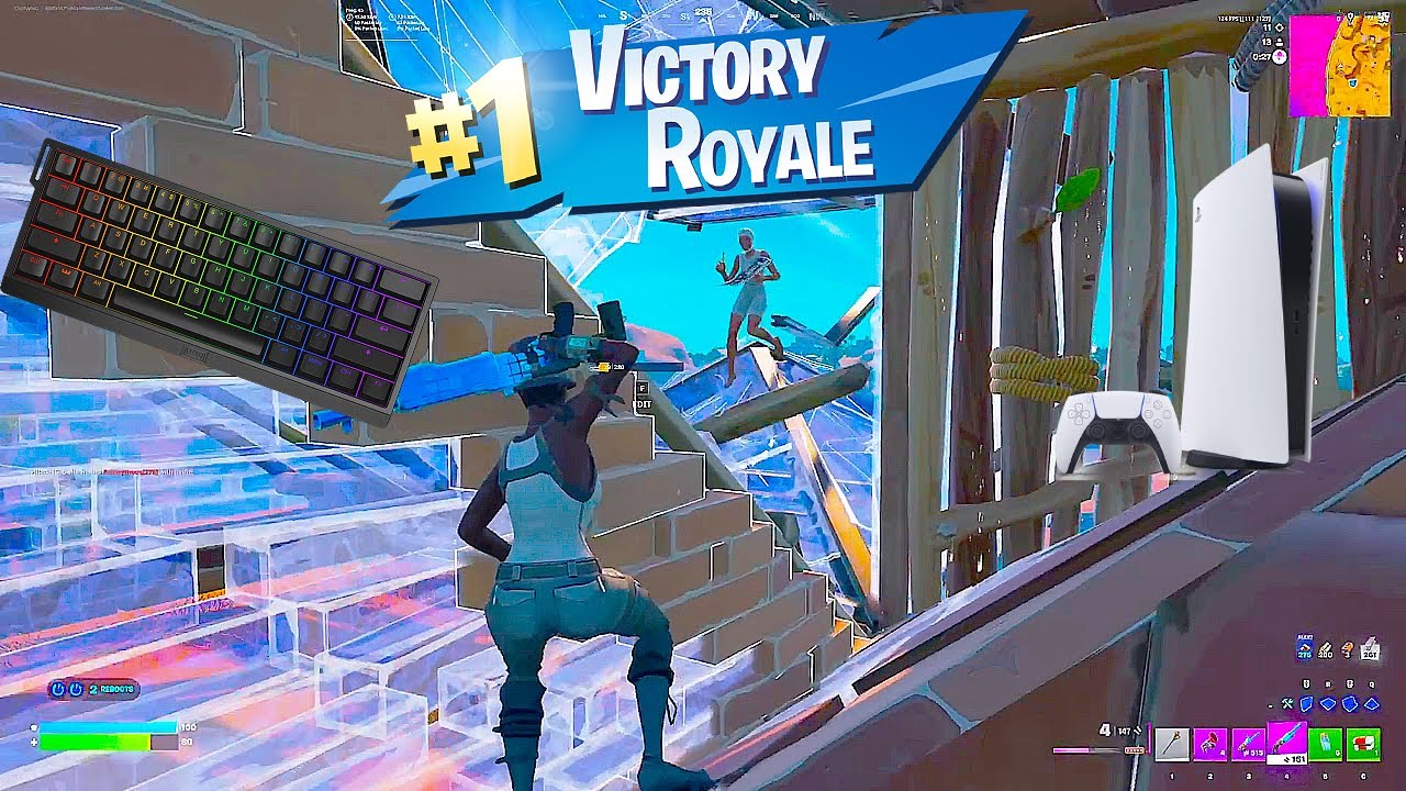 Fortnite Reload on PS5 | Keyboard & Mouse Gameplay | 120 FPS