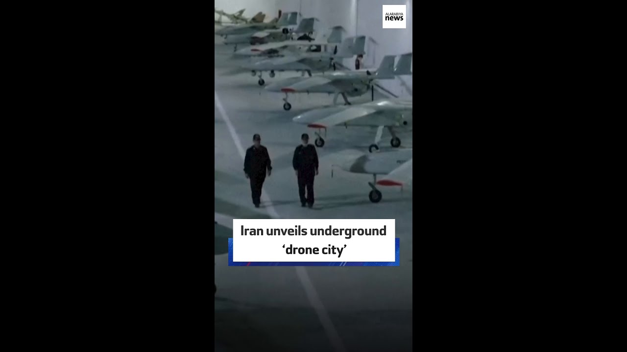 Iran unveils underground ‘drone city’