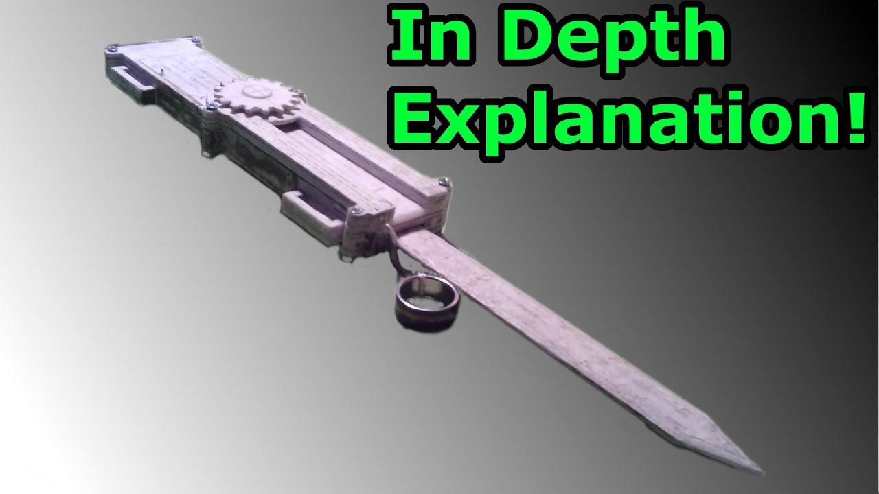 In Depth Explanation For The Assassin's Creed Paper Full Size Dual-Action Hidden Blade