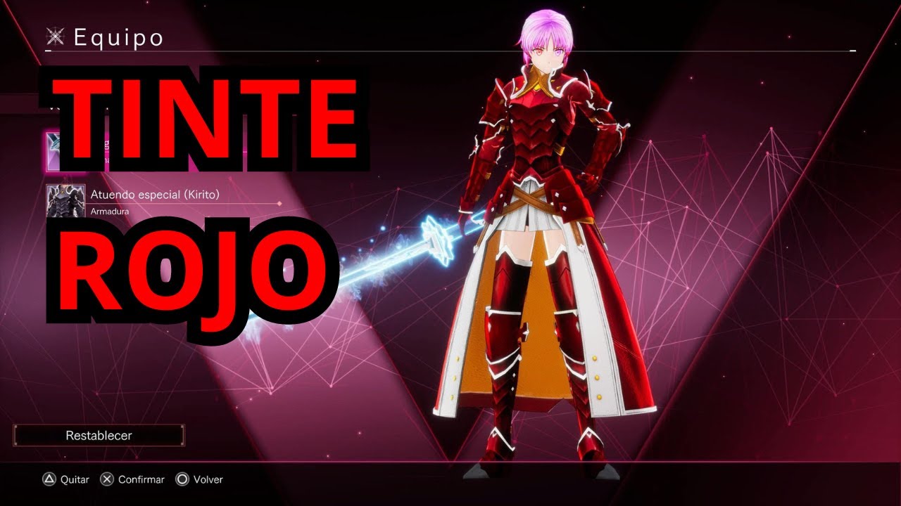 Sword Art Online Last Recollection Mision Secundaria Amor Equivocado - Tinte Rojo & Mision De Caza