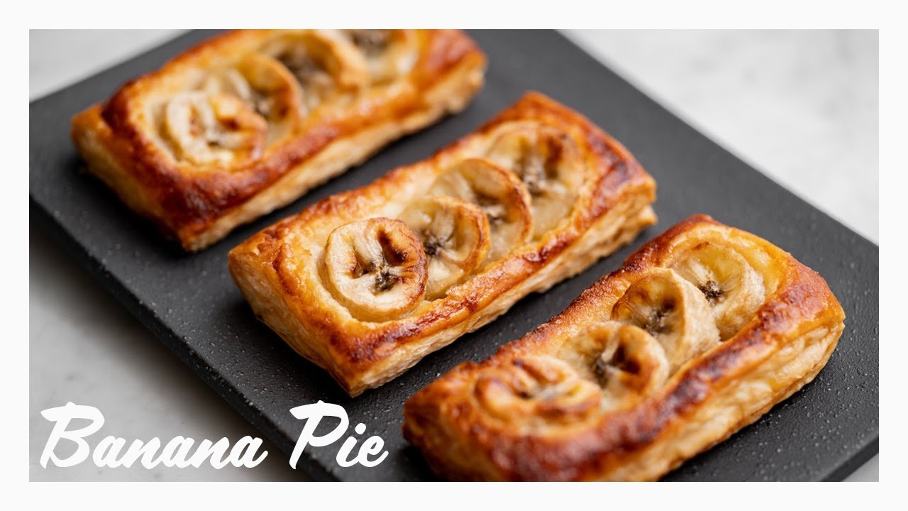 冷凍パイシートで簡単さくさくバナナパイの作り方 │ Banana Pie