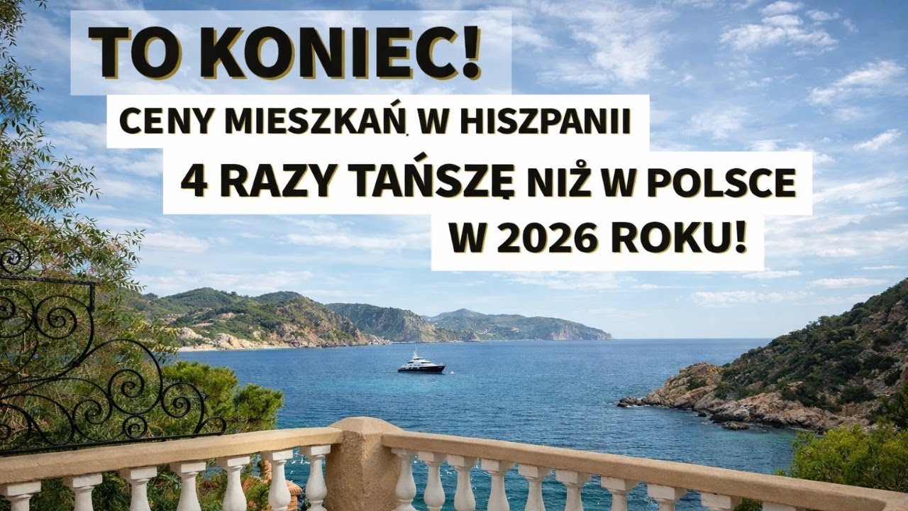 Ceny mieszkań w Hiszpanii, a w Polsce w 2026. Czy kupić mieszkanie w Hiszpanii 