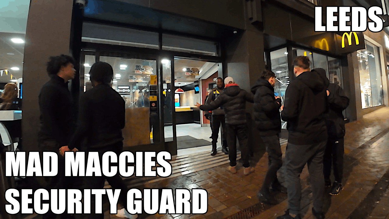 Maccies security need to chill out...