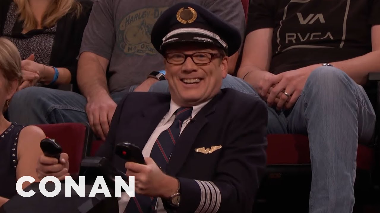 Andy Daly Is Captain Darren Danendernen: Hero Pilot | CONAN on TBS