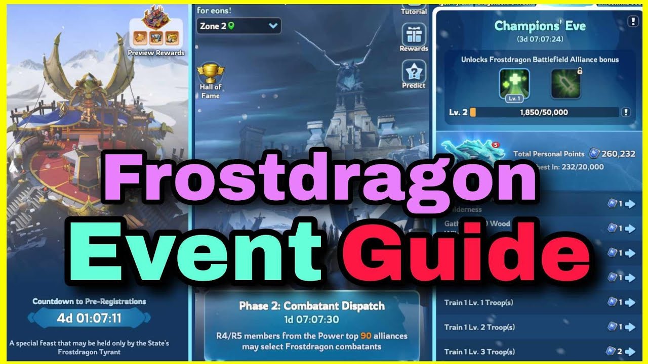 Ultimate Guide on Frostdragon Tyrant Event - Whiteout Survival