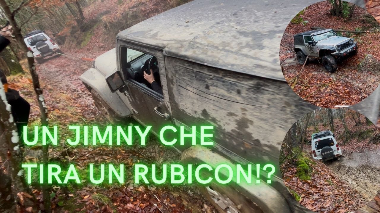 [OFFROAD ITALIA] Un JIMNY che tira un RUBICON?! | Fuoristrada nelle colline Toscane Pt.2
