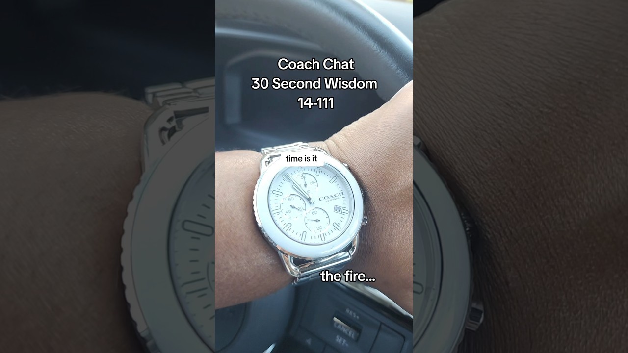 Coach Chat... it's the cook not the fire... #coachthecoach #coachchat #lifeadvice