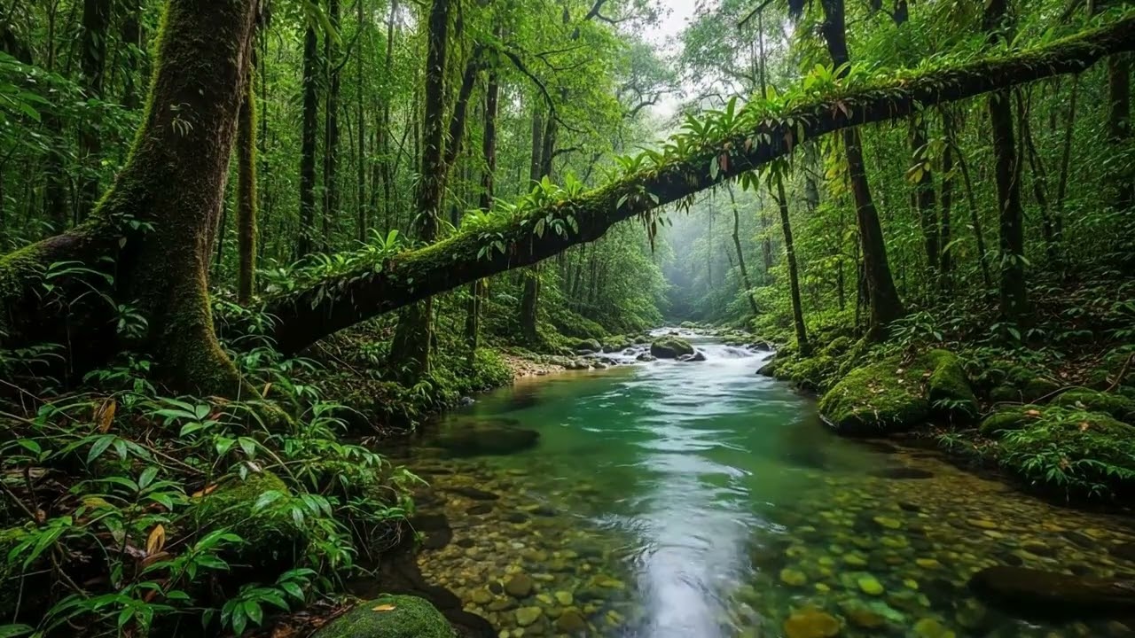 River Sleep Ambience: Calm Midnight Stream | Deep Slow Water Drift for Sleep & Relaxation (3-Hour)