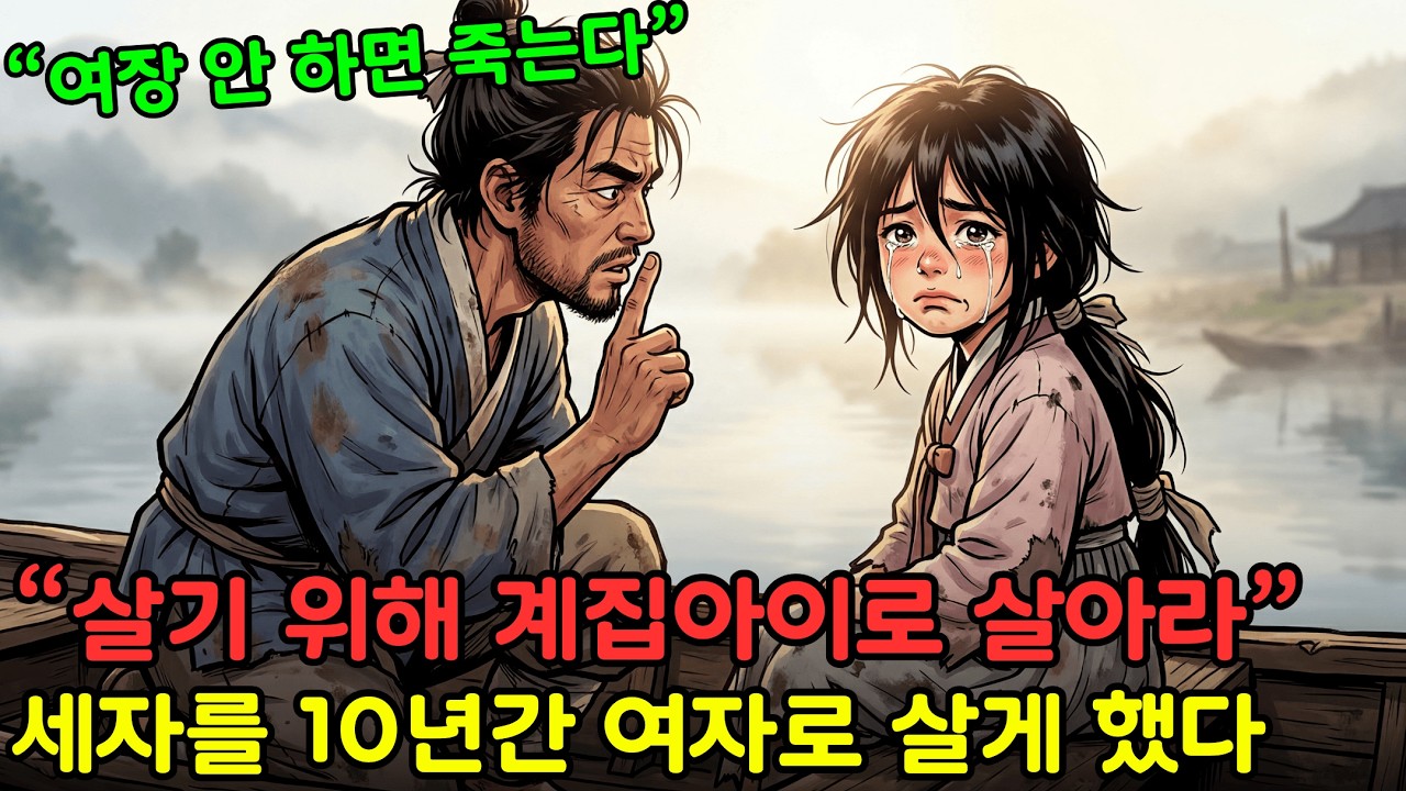 “여자인 척하세요” 충직한 노비가 목숨을 걸고 열 살 세자를 데리고 도망쳐 여자로 위장시켜 천한 신분으로 10년을 살게 했다