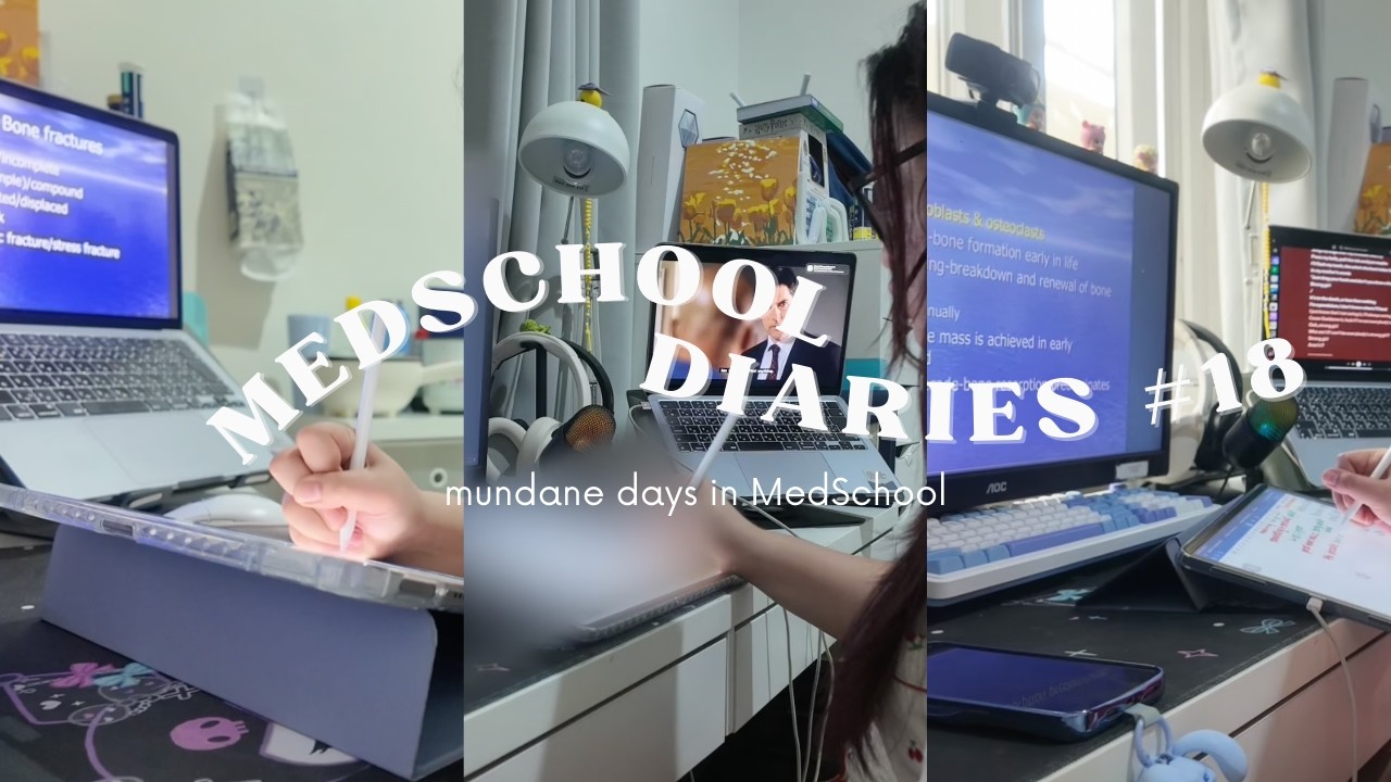 FEU NRMF MED: slow days in med 📖 (medschool vlog) | audrey a
