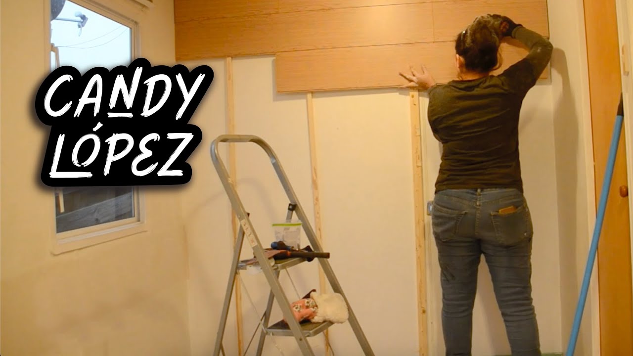 🔨🔨 Cómo cubrir paredes con madera // Revestimiento