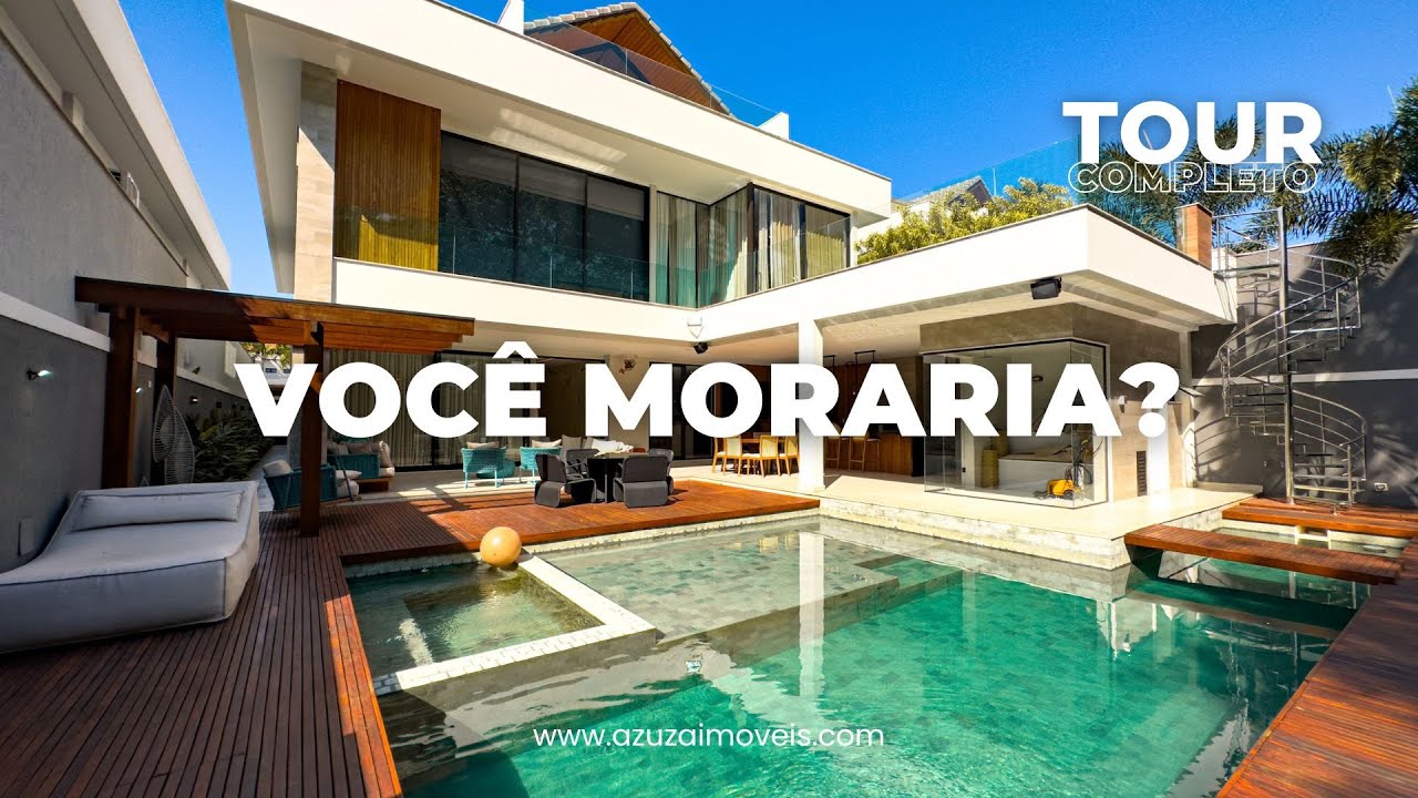 A COZINHA É MUITO LINDA | Casa à venda por R$11.900.000 no condomínio Del Lago | Azuza Imóveis