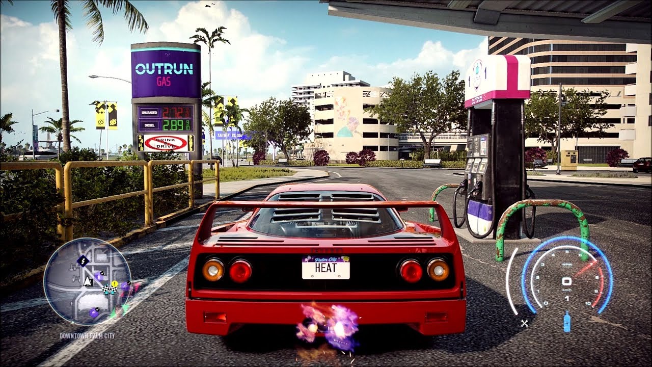 Need for Speed Heat - Ferrari F40 1987 - Open World Free Roam Gameplay (PC HD) [1080p60FPS]