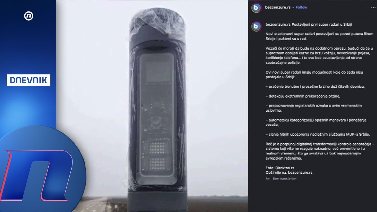 Novi super radari na putevima, za sada nevidljivi?