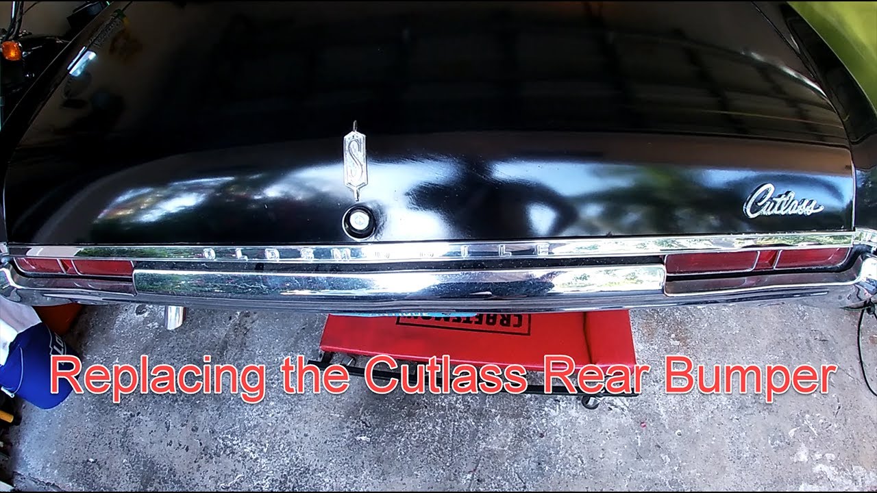 Replacing Cutlass Bumper with Dual Exhaust 442 Bumper