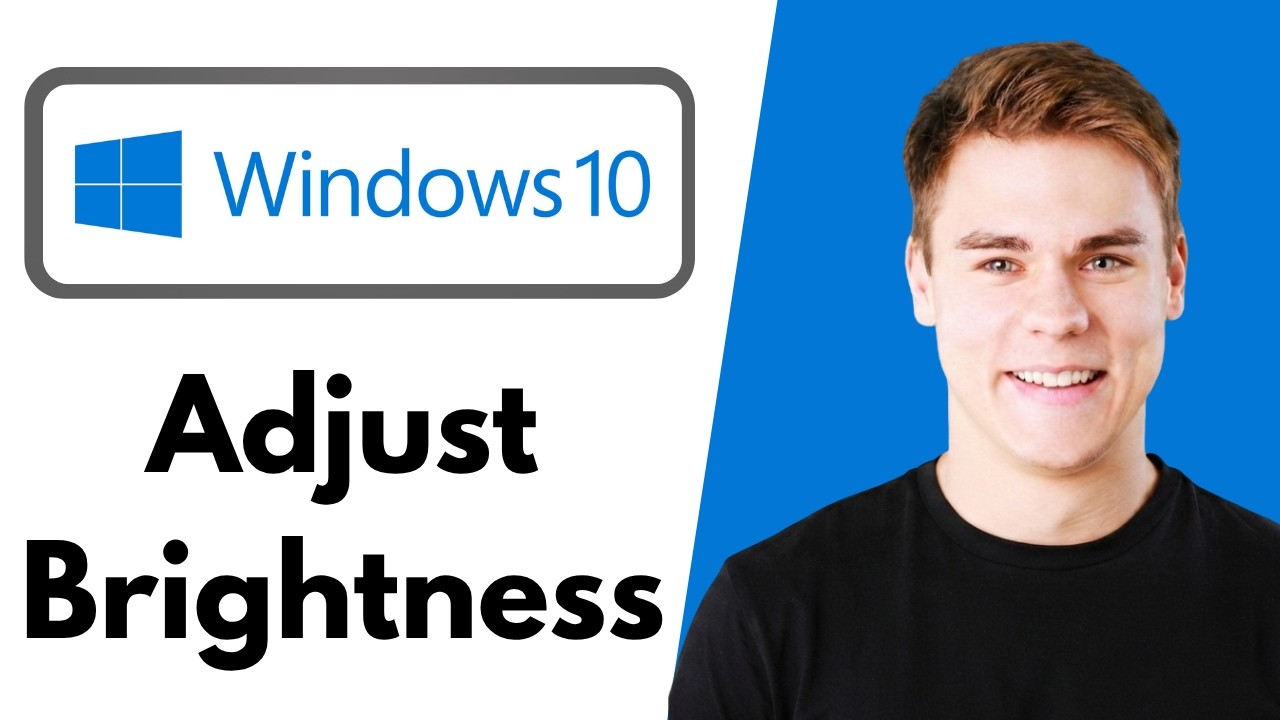 How to Adjust Brightness on Windows 10 Desktop PC (Easy Guide) 2026