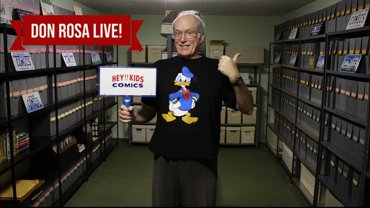 Don Rosa LIVE (Episode 2) on Saturday, January 16, 2021!