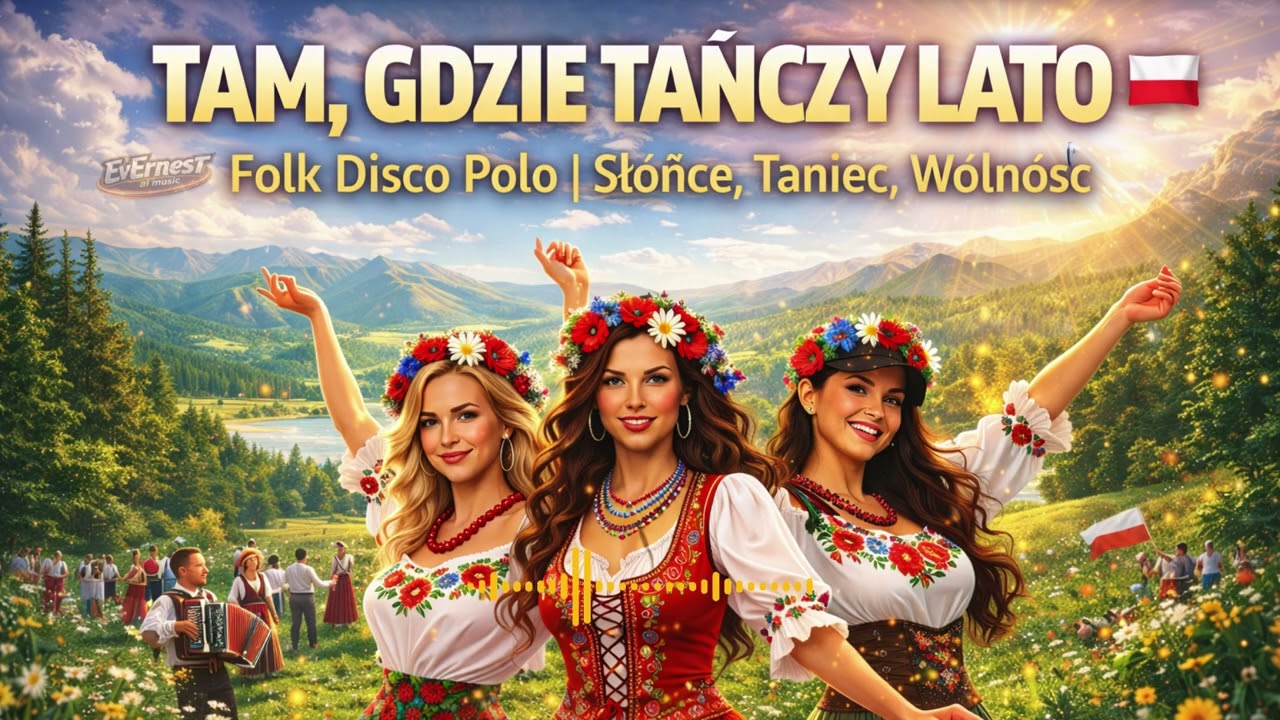 Tam, gdzie tańczy lato 🇵🇱 | Folk Disco Polo | Słońce, Taniec, Wolność | SlavPulse