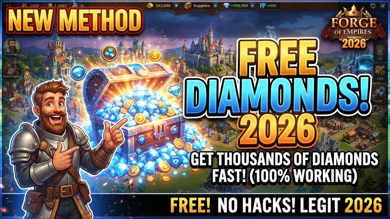 Forge Of Empires Cheat - Get Unlimited Free Diamonds Hack!